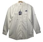 NWT Spicy Tuna Men’s Fishing Shirt Size L White Vented