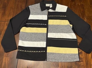 Koret K-Wear Langarmshirt mit durchgehendem Reißverschluss und Kragen Damengröße Petite Large - Bild 1 von 4