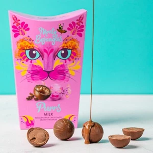 Monty Bojangles Ronronea Belga Chocolate con Leche Trufas Terciopelo 200g - Imagen 1 de 4