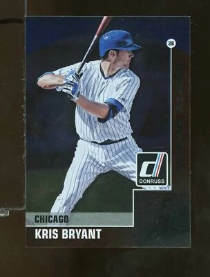 2015 Donruss Grand Stand Kris Bryant Chicago Cubs (SR10) - Image 1 of 2