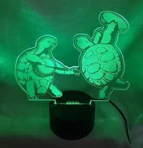 GRATEFUL DEAD LED COLOR CHANGING LIGHT LAMP-DANCING TERRAPINS - Picture 1 of 6