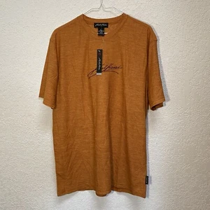 Karl Kani T-Shirt Men’s Large Burnt Orange Short Sleeve Activewear Tee Shirt - Picture 1 of 8