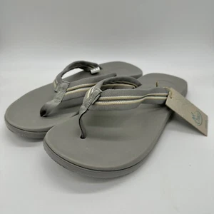 Chaco Herren Chillos Flip Flop Sadie grau Bogenunterstützung Komfort Sandalen Größe 12 neu mit Etikett - Bild 1 von 5