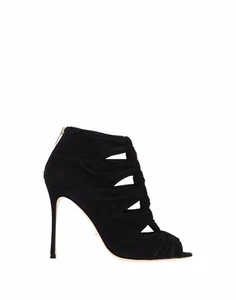 Botines de gamuza Sergio Rossi Devine recortados nuevos sin caja venta al por menor $970 talla 40 EE. UU. 10 - Imagen 1 de 9