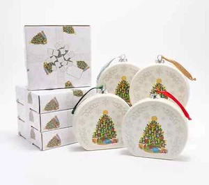 Temp-tations Set de 4 Adornos de Receta de David Árboles H428320 - Imagen 1 de 3