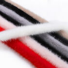 1 Meter 3cm Wide Faux Mink Wool Strips Ribbon Edge Trim Clothing Cuff DIY Sewing