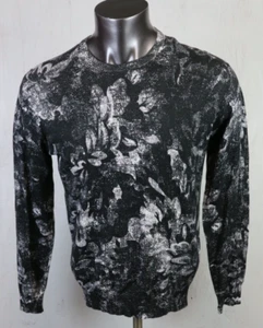Robert Graham Pullover Herren M Pulli Artillery Blumen Leinen Strick leicht - Bild 1 von 10