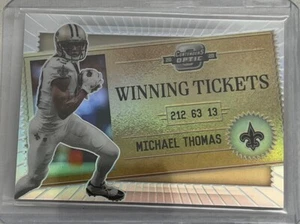 Michael Thomas 2020 Panini Contenders Optic Winning Tickets Football Card #WT8 - Picture 1 of 2
