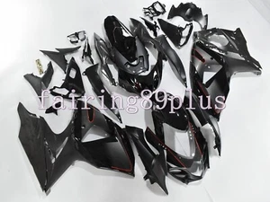 Black Gray ABS Injection Mold Fairing Kit Fit for 2009-2016 GSXR1000 - Picture 1 of 7