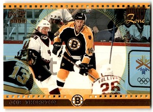 2002-03 Pacific Impact Zone Joe Thornton #3 Boston Bruins