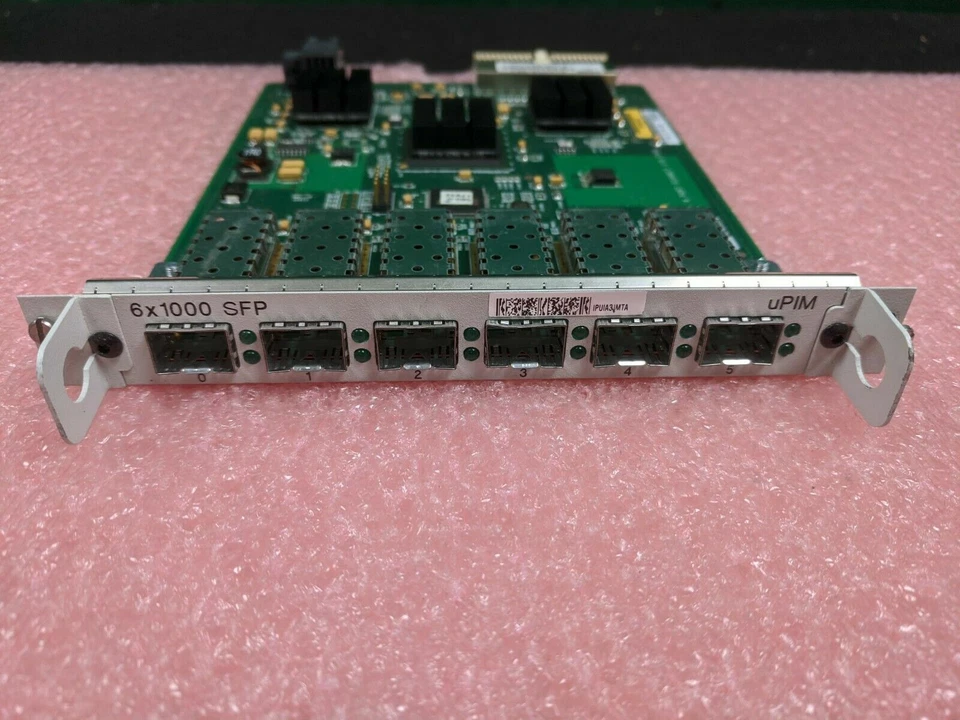 NEW Juniper 6x 1000 SFP uPIM 6 Port Gigabit I/O Card 710-015149 - Image 1 of 1