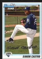 2010 Bowman Prospects Baseball Black #BP48 Simon Castro