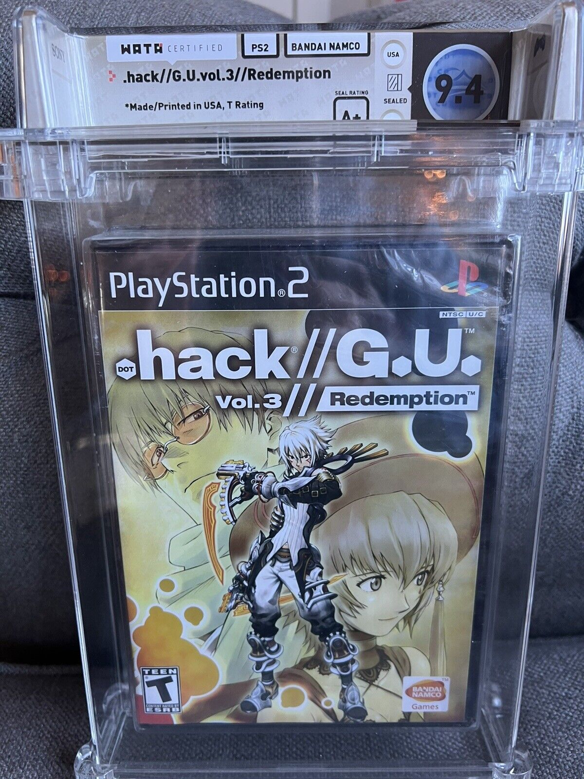 2007 Playstation 2 PS2 .hack//G.U. Vol.3//Redemption WATA Graded 9.4 A+ Sealed