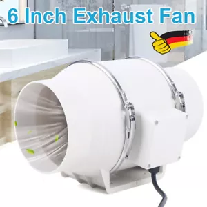 Axial duct fan duct fan exhaust fan quiet ø150 mm,540 m³/h - Picture 1 of 13
