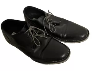 Steve Madden Men's Size 11 Harpoon Derby Oxford Black Shoes Lace-up - Picture 1 of 16