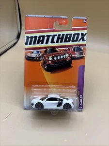 Matchbox: Audi R8 weiße Sportwagen 15 von 100 schwer zu finden weiß und schwarz - Bild 1 von 5
