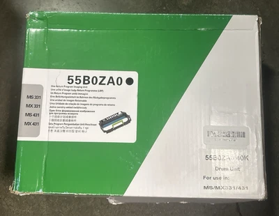 Unidad de imágenes genuina del programa de devolución Lexmark 55B0ZA0 MS331 MS431 MX431 - Caja abierta Foto 1 de 4
