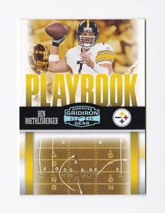 2006 Donruss Gridiron Gear Playbook Silver #PB9 Ben Roethlisberger /250 Steelers - Picture 1 of 2