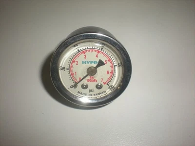 Medidor de pressão de ar cheio líquido Hypro 0-100psi - 1/8" NPT - Testes OK - Imagem 1 de 2