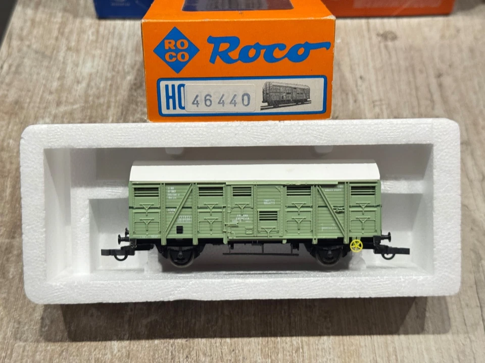 Roco 46440 Wagon De Fret Transport Bétail SNCF Échelle H0 - Photo 1/1