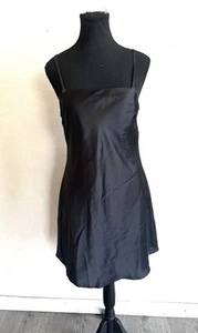 Wild Fable Black Satin Sleeveless Dress Size Small Womens - Bild 1 von 5