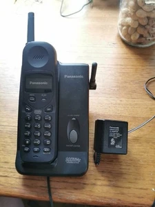NOWY Panasonic KX TC1461B 900 MHz Telefon bezprzewodowy Czarny Vintage 40-kanałowa ściana Mt - Zdjęcie 1 z 1