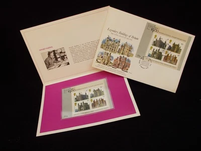 Legendary Buildings of Britain & London FDC 3/1/78 Intl Stamp Exhibition1980 - Image 1 of 4