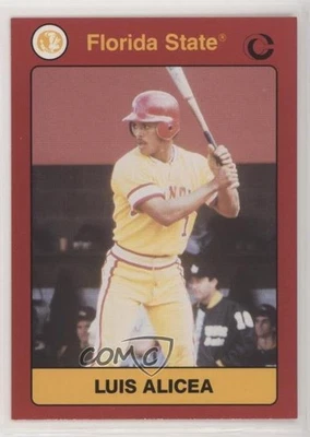 1991 Collegiate Collection Florida State Seminoles Luis Alicea #32 - Image 1 of 2