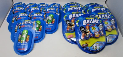 Might Beanz Serie 2 Lote de 72 Frijoles Sellados en Embalaje 3 Paquetes 6 Paquetes 2003 Foto 1 de 4