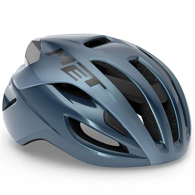 - Met Rivale MIPS Casco Strada, Navy/Silver Lucido - Imagem 1 de 4