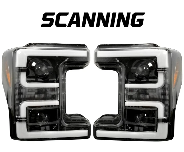 Recon LED Projector Headlights For 2017-2019 Ford Super Duty F250/F350/F450/F550 - Image 1 of 4