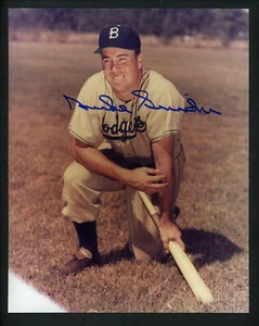 Duke Snider Signed Autographed 8 x 10 Photo with JSA authentic Brooklyn Dodgers - Picture 1 of 2