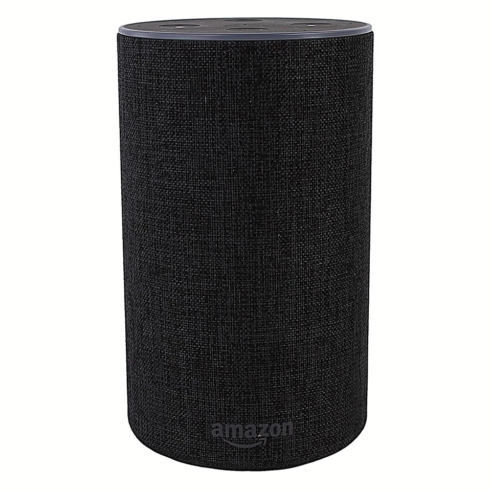 Amazon Echo (2nd Generation) Smart Speaker with Alexa - Heather Gray Fabric
