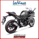 15212 EXHAUST LEOVINCE YAMAHA YZF-R3 300 2020 - LV-10 STAINLESS STEEL EURO 4 4T 
