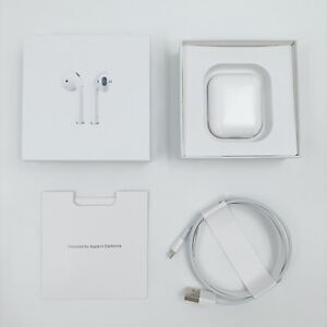 Apple AirPods (2nd Generation) With Earphone Earbuds + Wireless Charging Box