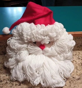 Babbo Natale kitsch vintage anni 80, fatto a mano, da bottiglia di candeggina. Ottimo con - Foto 1 di 19