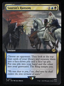 Magic TCG - LTR Tales of Middle-Earth - Sauron's Ransom -0371- Rare - Ext Art NM - Picture 1 of 2