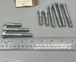 NOS- BSA A10 A7 Iron Head 9 Piece Cylinder Head Bolt Set 00-0122 - Picture 1 of 4