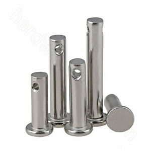 Clevis Pins 304 A2 Stainless Pin for M3 - M10 Split Pins and Retaining R Clips