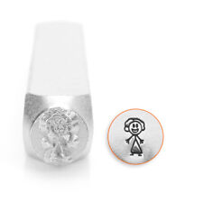 Mom Stick Figure Family Metal Stamp ImpressArt Mother Mama Steel Punch Jewelry