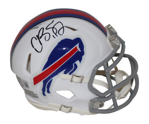Cole Beasley Autographed/Signed Buffalo Bills Speed Mini Helmet BAS 33089