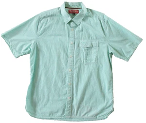 Simms Fishing Shirt Men's XL Extra Large Short Sleeve Button Front Embroidered - Picture 1 of 10