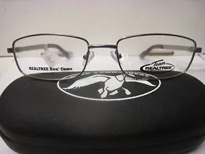 MARCOS DE GAFAS DE ÁRBOL REAL Estilo T111 Talla. 55-18-140-30V acabado de metal de pistola - Imagen 1 de 7