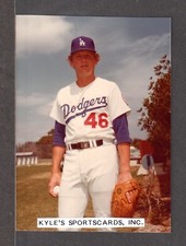 Burt Hooton  DODGERS  UNSIGNED  3-1/2 x 4-3/4  ORIGINAL COLOR SNAPSHOT PHOTO #15