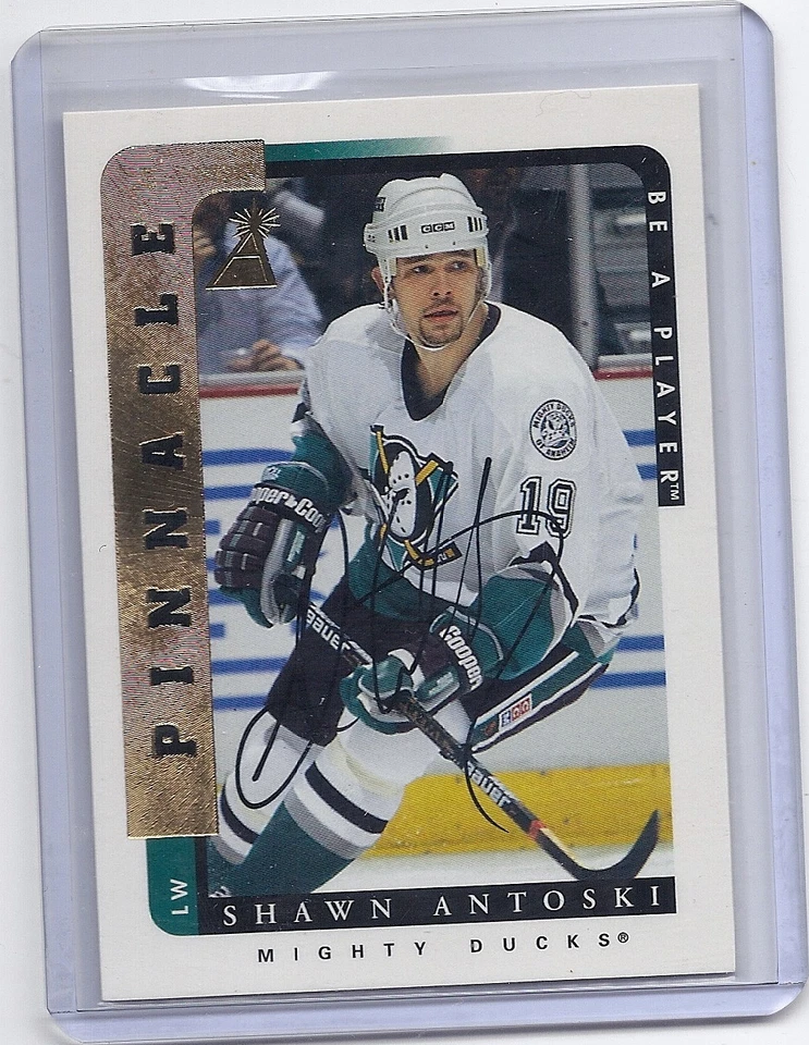 96-97 1996-97 BE A PLAYER SHAWN ANTOSKI AUTOGRAPH AUTO 120 ANAHEIM DUCKS - Image 1 of 1