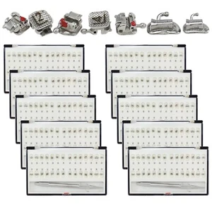 10 soportes de ortodoncia dental autoligables Ormco DAMON Q MBT 022 - Imagen 1 de 14