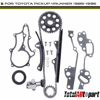 9x Kit de cadena de distribución para camioneta Toyota 4Runner 1985-1995 Celica 1985 2,4 L SOHC Foto 1 de 4