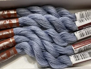 DMC Wool Embroidery Floss Medicis Gray Blue 8331 27.3yd Skein Box Of 5 - Picture 1 of 6