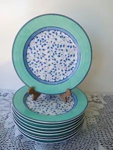 Vintage MIKASA Fine China SL 104 'Susanne' Salad Plates Set of 9 - Picture 1 of 17