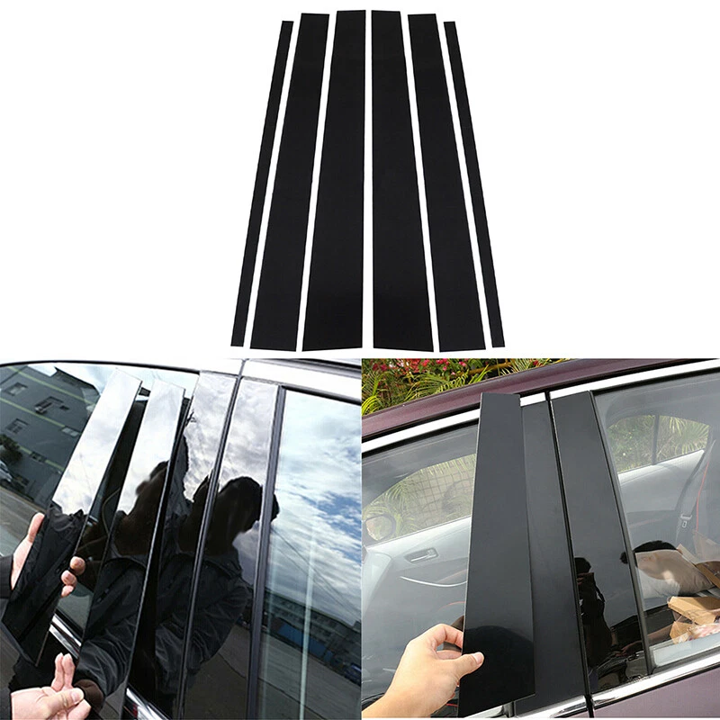 6 piezas postes de pilar puerta ventana moldura cubierta apta para Lincoln Navigator 1997-2017 Foto 1 de 4